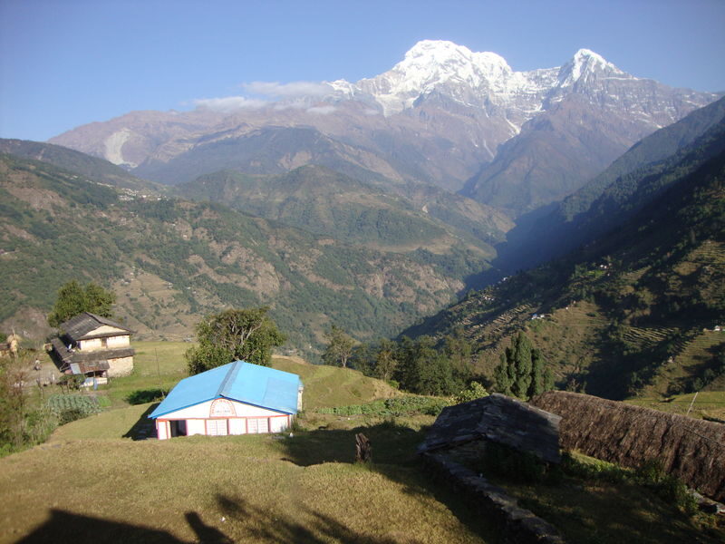 7D6N Annapurna Base Camp Trek - Forest gives way to high mountain country