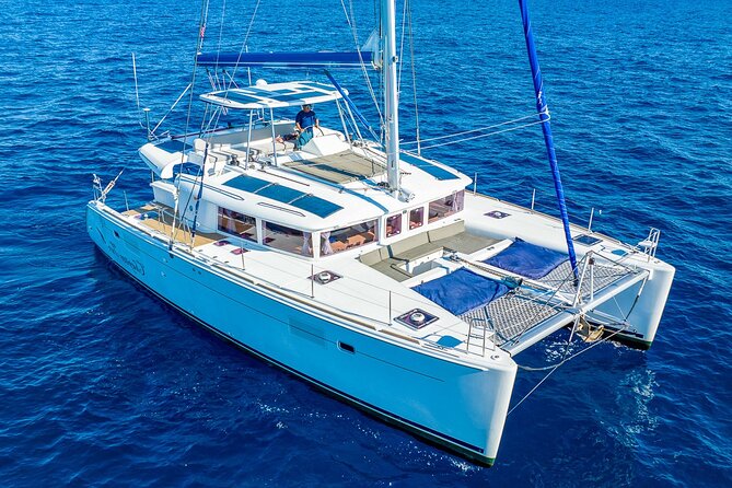 8-Hour Private 2 Stop 45 Cat to Cozumel, Food, Drinks & Snorkel - Itinerary Overview