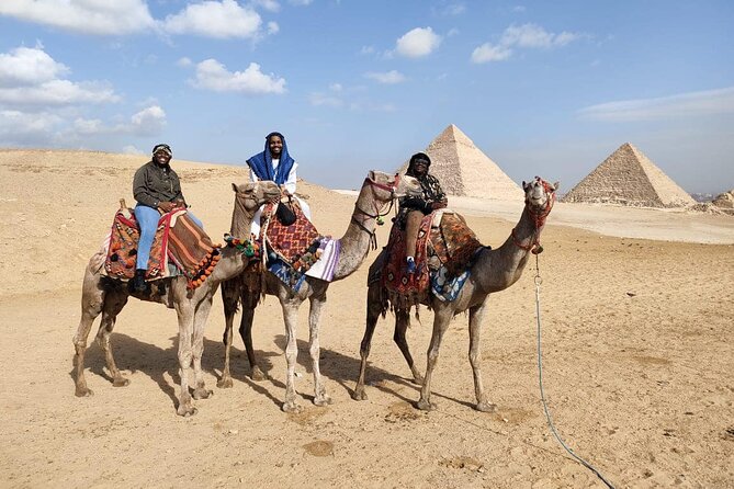 8-Hour Private Tour Giza Pyramids, Sphinx,Cairo Museum Bazaar Camel Ride & Lunch - The Sum Up