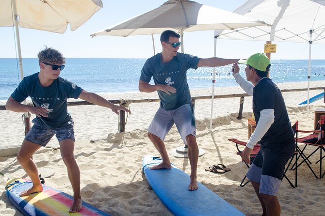 90 Min BEGINNERS SURF LESSON in Los Cabos - Directions