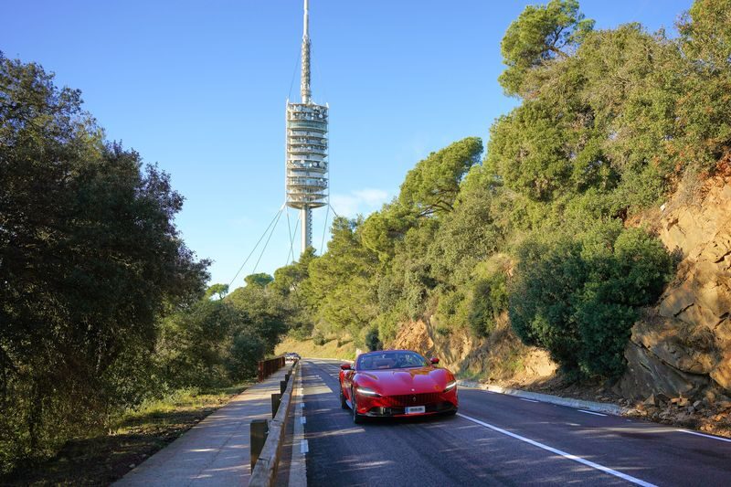90-minute supercar drive in Barcelona to Tibidabo Mountain - What the price includes, and what it does not