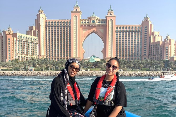 90min Dubai Speed Boat Tour: Burj Al Arab, Atlantis & Palm, Ain Wheel, JBR - The Sum Up