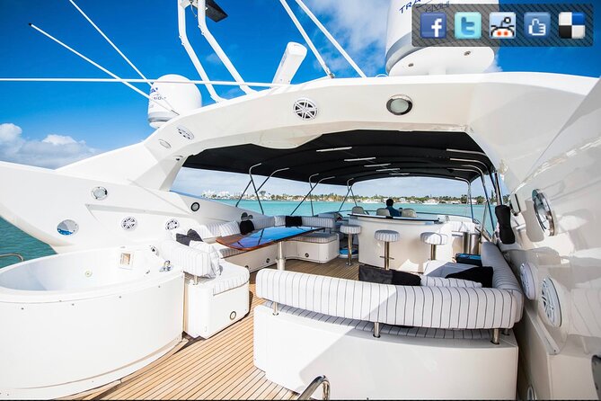 94 Sunseeker Private Cruise With Jacuzzi, Captain and Mate - Date and Travelers