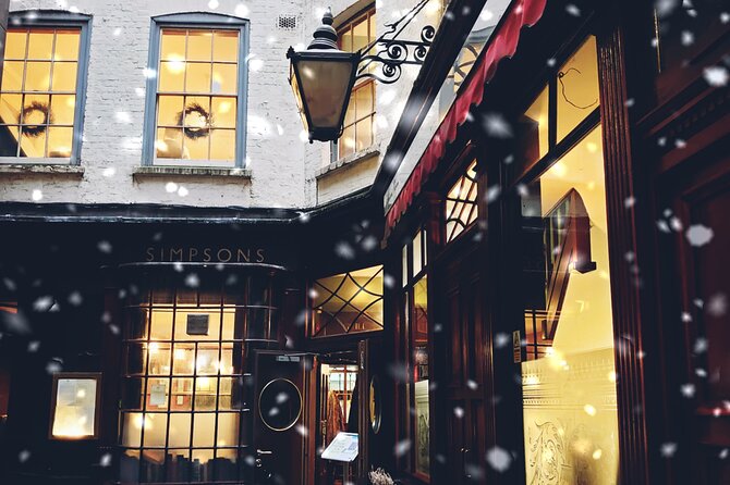 A Christmas Carol and Charles Dickens Old London Walking Tour - Itinerary Options