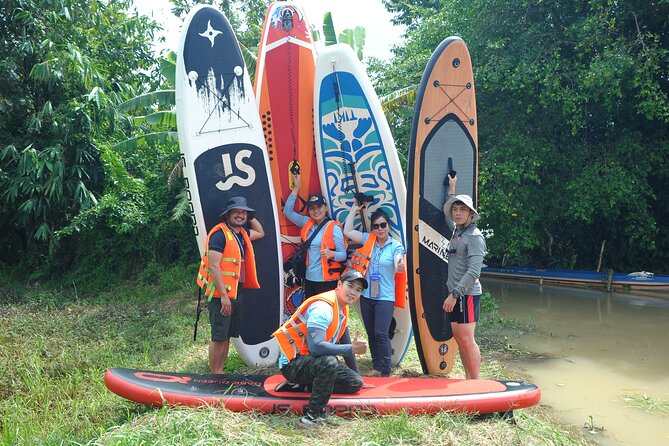 A Day on Stand-Up Paddle Board (SUP) to Explore Cu Chi Tunnels - Paddling Along the Saigon River
