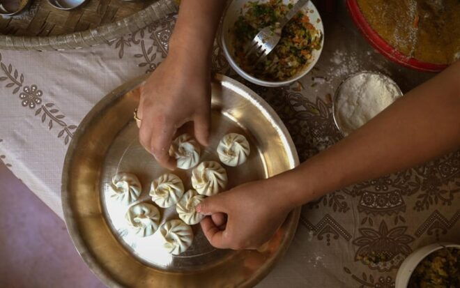 A Full-Day Kathmandu Cooking Class Package - Enjoying Your Meal
