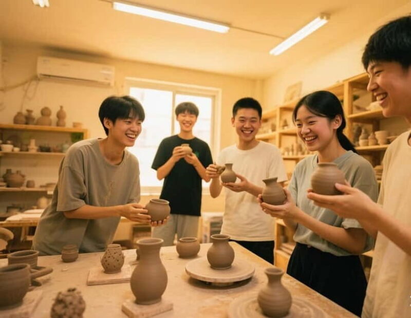 A Handcrafted Ceramics Journey in Chongqing - The Studio Environment and Group Experience