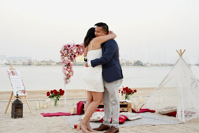 A Private Bespoke Beach Proposal in Dubai: Sand, Sea, and Love - Capturing Memories: Photography and Videography Services