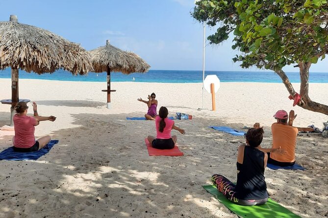A Small-Group, Morning or Sunset Yoga Class on the Beach  - Aruba - Yoga Class Overview