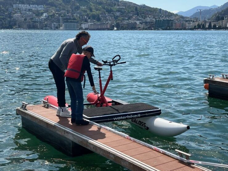 A Water Bike Adventure on Lake Lugano - Group Size Limitations