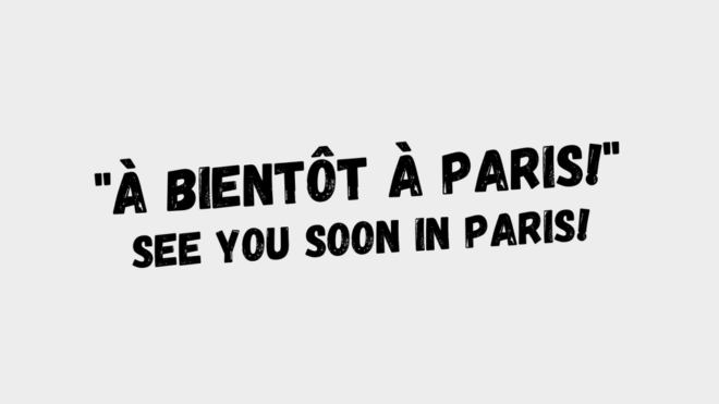 ABCs of Paris Food & Drinks (Booklet) - Sections of the Guidebook