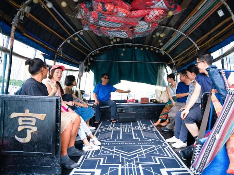 Aberdeen Food Tour | Private Sampan+Noodles+Floating Kitchen - Pier Fishing: A Tranquil Connection to Local Life