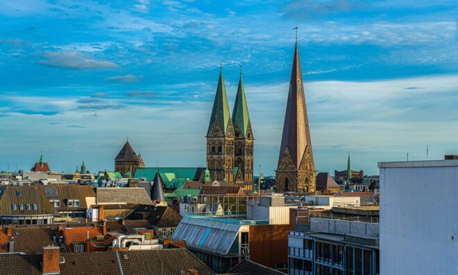 Above the Rooftops of Bremen - Historical Insights Provided