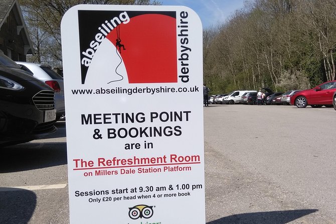 ABSEIL EXPERIENCE off Millers Dale Bridge THE BEST in Derbyshire & Peak District - Gear and Equipment Provided