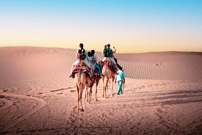 Abu Dhabi Desert Half-Day Camel Trek Adventure - The drive out of Abu Dhabi sets the scene