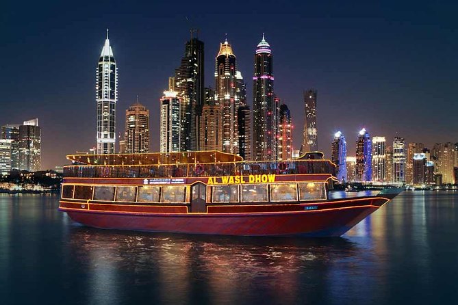 Abu Dhabi Dhow Dinner Cruise- Romantic Evening With Authentic Arabic Cuisine - Dinner Cruise Along the Corniche