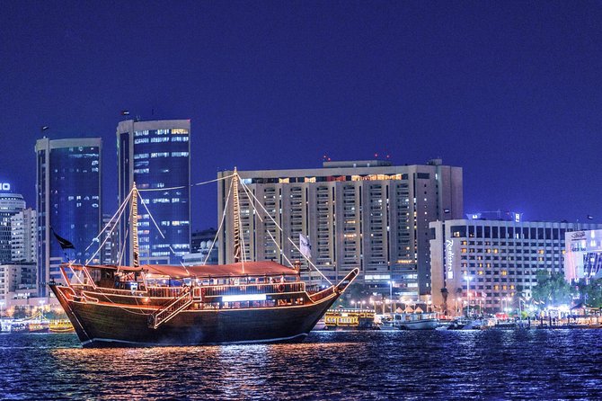 Abu Dhabi Dhow Dinner Cruise- Romantic Evening With Authentic Arabic Cuisine - Authentic Arabic Buffet Dinner