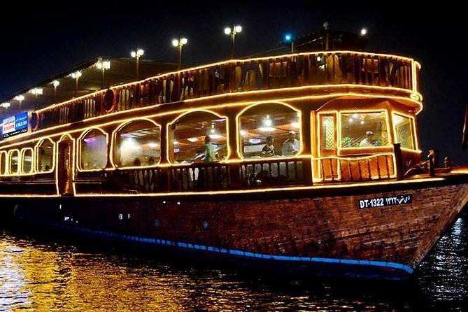 Abu Dhabi Dhow Dinner Cruise- Romantic Evening With Authentic Arabic Cuisine - Relaxing Under the Shimmering Skyline