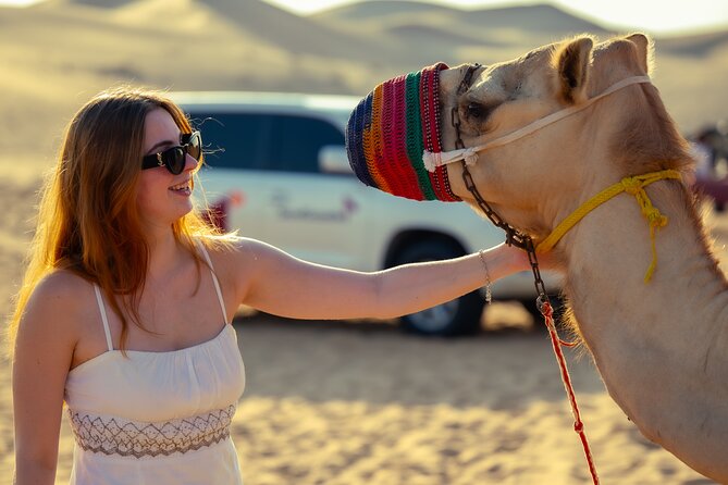 Abu Dhabi Evening Desert Safari Dune Bashing Camel Ride and BBQ - Exciting Dune Bashing Experience
