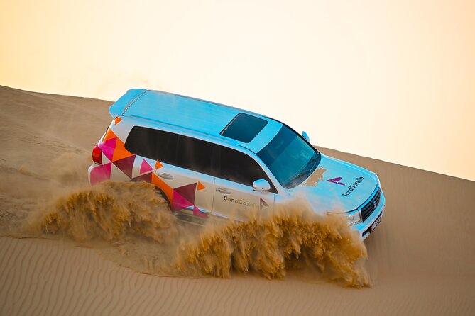 Abu Dhabi Evening Desert Safari Dune Bashing Camel Ride and BBQ - Delicious BBQ Dinner Under the Stars
