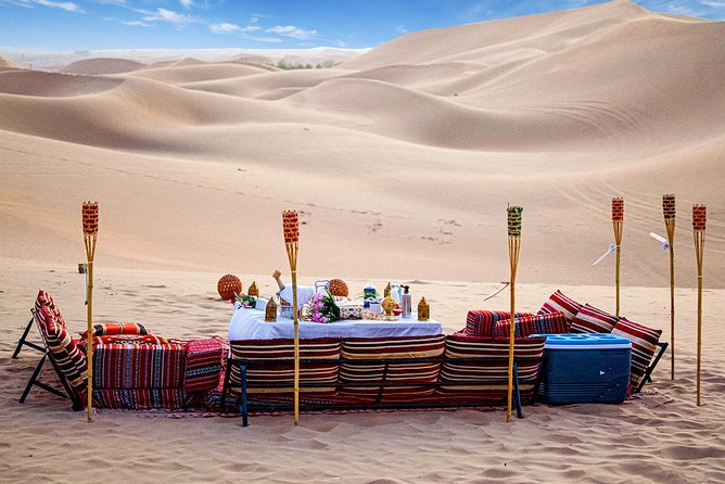 Abu Dhabi Private Desert Romantic Dune Dinner With Dune Bashing - The Sum Up