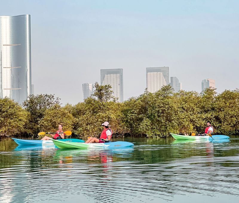 Abu Dhabi Reem Central Park Half-Day Kayaking Tour - What to know before you book