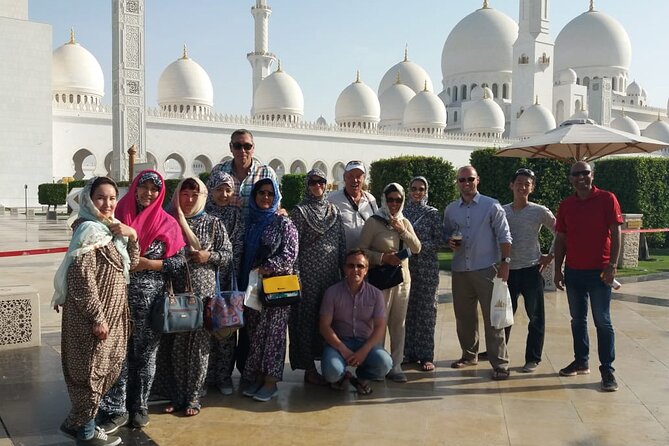Abu Dhabi Sheikh Zayed Mosque Tour Ferrari World Outside Visit - Morning or Evening Tour Options