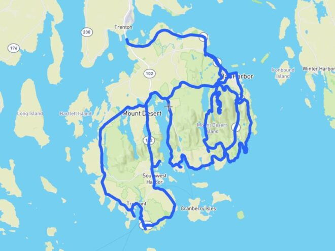 Acadia: Self-Guided Audio Driving Tour - Directions for Activation