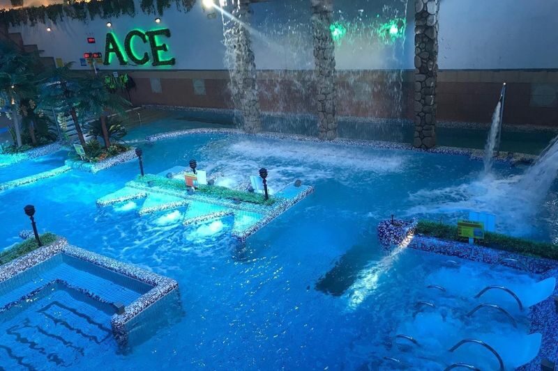 Ace Water Spa Experience in Quezon City - Start with check-in, then change into swimwear