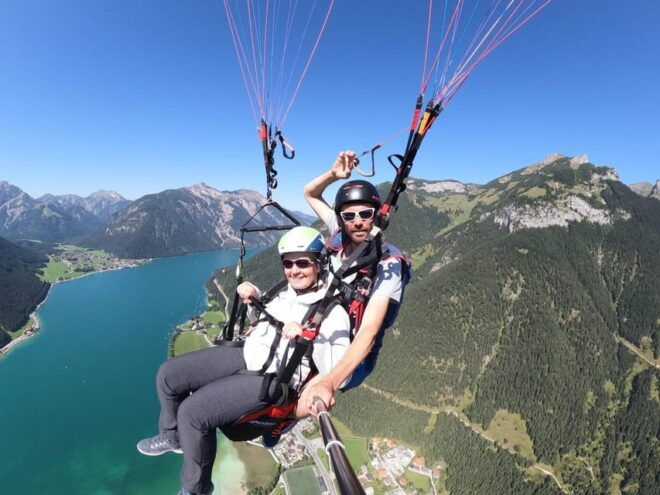 Achensee: Over the Summit Tandem Flying Experience - Location and Duration