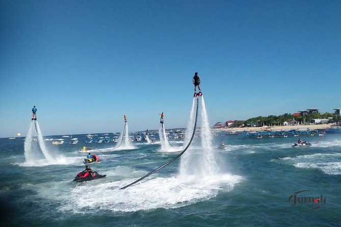 Actively Enjoy Marine Sports / Popular Flyboard + Selectable Marine Sports (Parasailing, Etc.) Round-Trip Hotel Transfer Included - Flyboard Excitement and Options