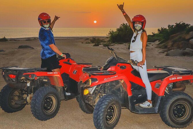 Activity driving a Simple ATV in Dunes and Beach - The Experience for Beginners and Families