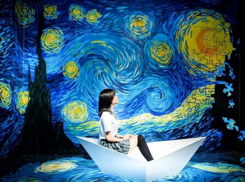 Admission Ticket for Hangzhou Van Gogh Starry Sky Art Museum - Children’s drawings join the star field