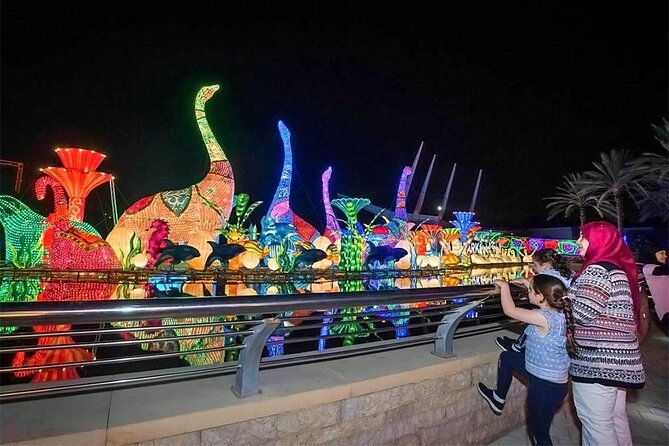 Admission to the Dubai Glow Garden - Meeting and Pickup