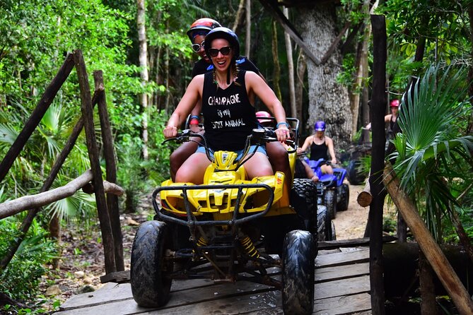 Adrenaline 4x1 - ATV (Shared), Horse Back Riding, Ziplines, & Cenote From Cancún - Pricing and Payment Options