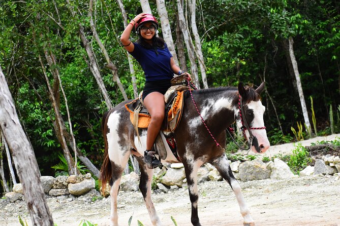 Adrenaline 4x1 - ATV (Shared), Horse Back Riding, Ziplines, & Cenote From Cancún - Note: Directions to the Activity Location