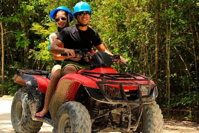 Adrenaline Combo 3 in 1 - ATV'S, (Shared), Ziplines & Cenote from Cancún - Good To Know