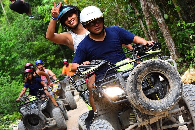 Adrenaline Combo 3 in 1 - ATV'S, (Shared), Ziplines & Cenote from Cancún - A Closer Look at the Experience