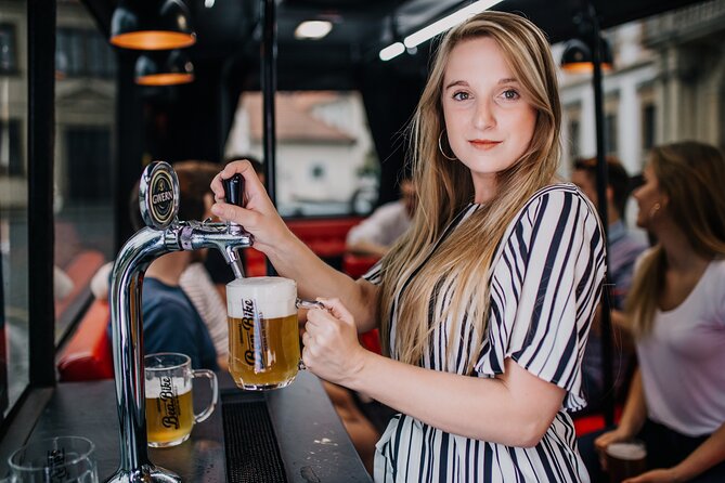 Adults-only Prague Beer Bus Tour - Route Details