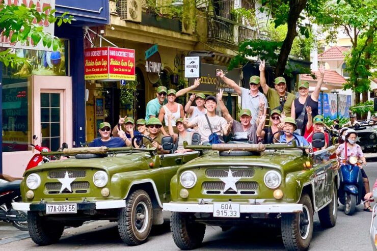 Adventure Hanoi Jeep Street Food Tour! - Experience Highlights