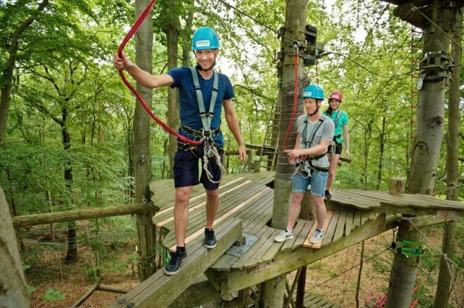 Adventure Park Potsdam: Adventure Climbing in the Trees - Language Options for Visitors