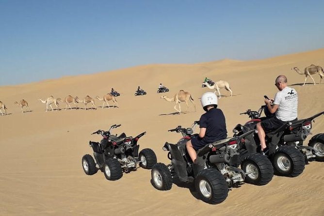 Adventure Quad Bike Tour ( 2 Hour Private Quad Biking to Deep Desert ) - Working Camel Farms