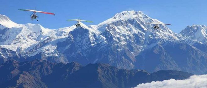 Adventures in the Sky: Ultra Light Flying Over Pokhara - Scenic Drive and Views
