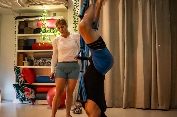 Aerial Yoga Float, Stretch and Relax on the Gold Coast - Location and Timing