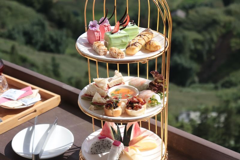Afternoon Tea At KK Sapa Hotel - How the set works for couples and families