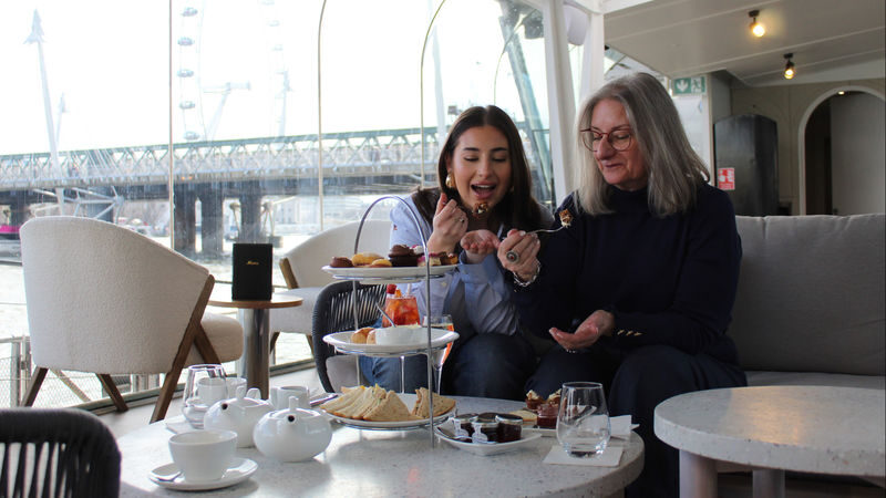 Afternoon Tea on the Thames at Clipper Lounge EMB - The best parts of afternoon tea at Embankment Pier