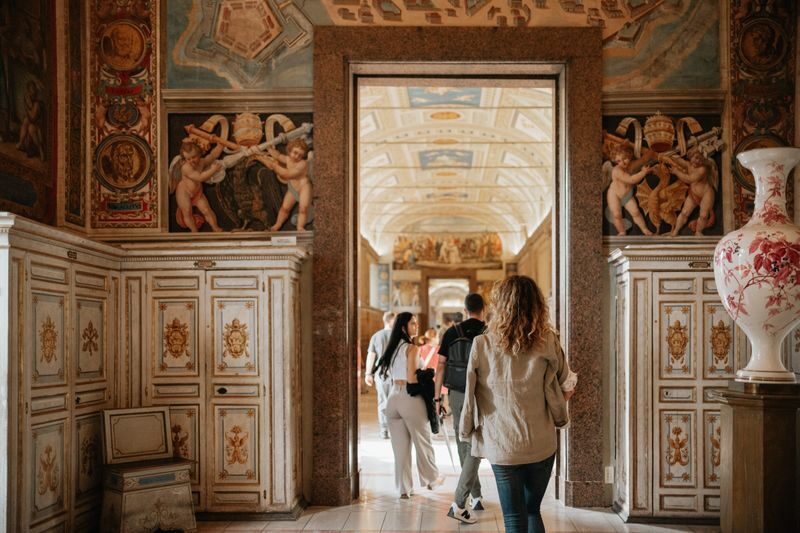 Afternoon Vatican Museums and Sistine Chapel Tour - The Pinecone Courtyard and the first art stops