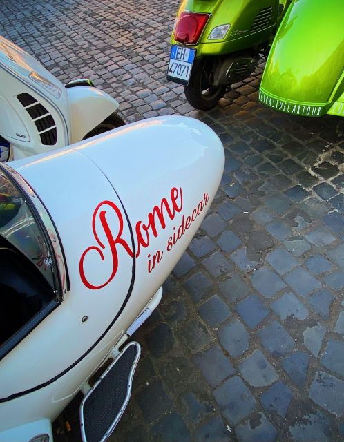 Afternoon Vespa Sidecar Tour With Gourmet Gelato Stop - Inclusions