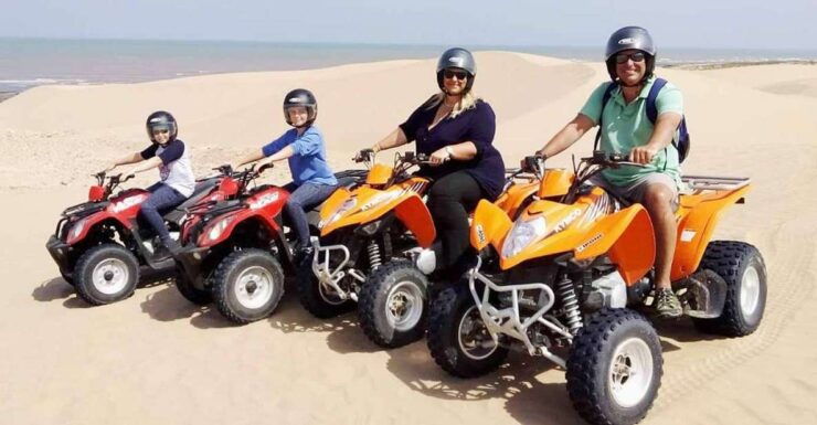 Agadir: Beach and Dune Quad Biking Adventure With Snacks - Adventure Duration and Guide Availability