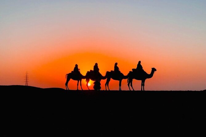 AGAFAY DESERT: Dinner, Camel Ride, Berber Camp , Sunset - Round-Trip Transportation: Hassle-Free Travel